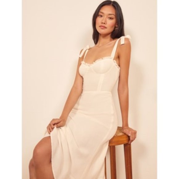 Reformation Dresses & Skirts - 🥳🥳SALE🥳🥳 Reformation Nikita Dress in Ivory